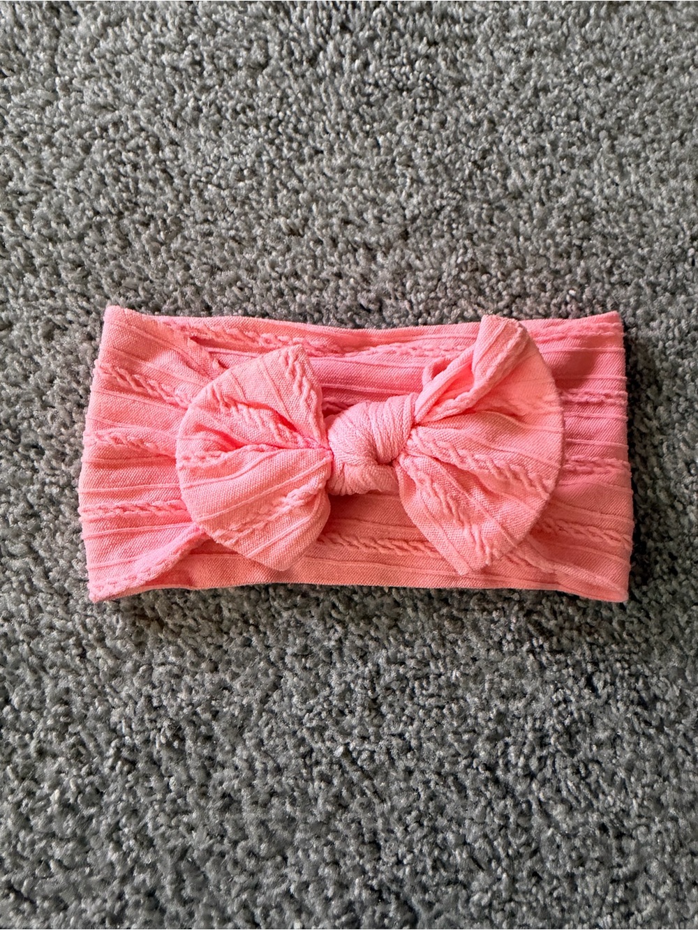 Kids Pink Knot Bow Headband